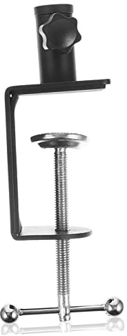 VILLCASE Aluminiumlegierung Tischbefestigungsklemme C-förmig Verstellbar mit Schutzmaterial Tischhalterung Robust für Schreibtischlampen und Mikrofonständer