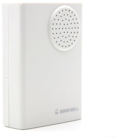 Eawfgtuw Sistema de timbre electrónico de puerta con cable con carcasa ABS ignífuga, altavoz de alto volumen, dispositivo de control de acceso para entrada en casa, seguridad de oficina, visitantes