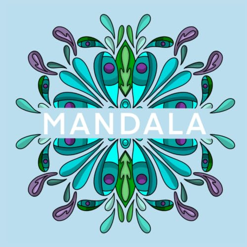 Therapeutic mandala colouring book: Therapeutic and stress-relieving mandala colouring pages with unique geometric mandala designs