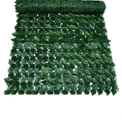 Foglie Finte Per Balcone 50X300 cm Edera Artificiale Siepe Foglia Verde Pannelli di Recinzione Finto Schermo Privacy for La Casa Giardino Esterno Decorazione del Balcone(Color 2,50X300cm)