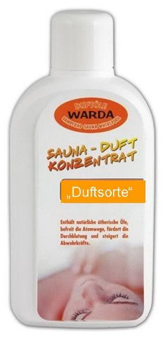 Warda 1 Liter Saunaaufguss Saunaduft Saunaduftkonzentrat Aromaduft: Erdbeere-Rhabarber