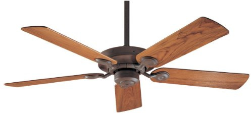 HUNTER DECKENVENTILATOR Outdoor Elements, 132 cm Deckenventilator für den Innen- und Außenbereich mit Zugschalter, Gehäusefarbe: verwitterter Ziegelstein, 5 beidseitig verwendbare Flügel, Modell 24324