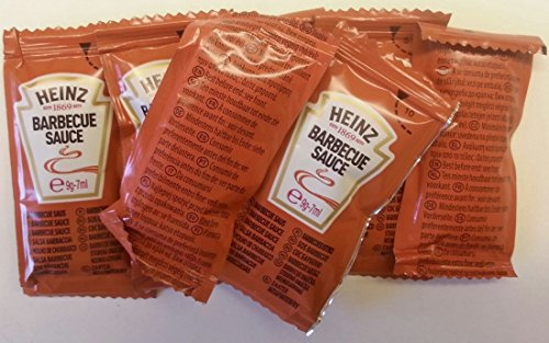 50 x Heinz Barbecue Sauce - Individual Sachets