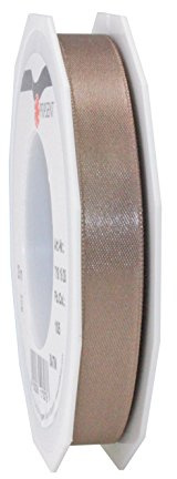 PRESÄSENT C.E. Pattberg Satin kräm, 25 m satinband för inslagning av gåvor, 25 mm bredd, presentband för dekoration och hantverk, dekorband, tillfälle
