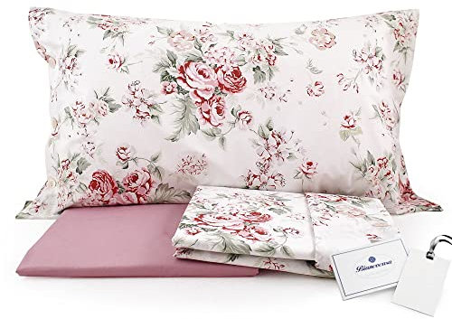 Completo Copripiumino BOSSI Matrimoniale Collezione Martha O'Neil Articolo Regina Variante Rosa + tavoletta Profumo Biancheria per armadi by biancocasa