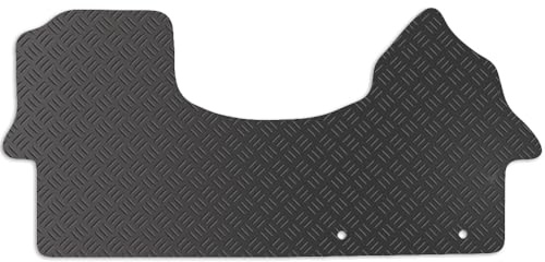 Carsio Rubber Car Mats For Mercedes Sprinter 2018+ Onwards clips spacing 36.5cm Tailored Fit Floor Mat Set Accessory Black Custom Fitted - All Weather & Heavy Duty, Anti-Slip Backing with Clips