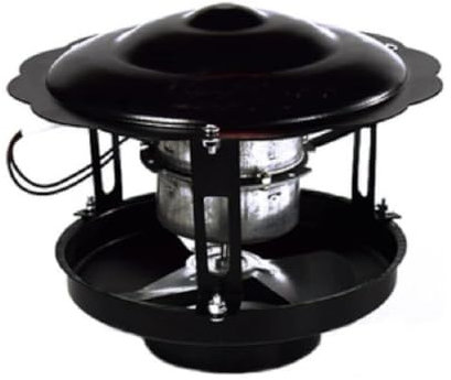 BLUEZY Chimney draft inducer, 60W/80W/100W/120W Electric Chimney Fan Flue, Chimney Cowl Cap, Chimney Ventilation Fans Chimney Induced Fan for Barbecue Air Extractor D