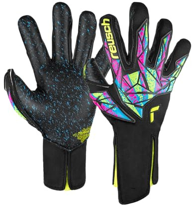 Reusch Attrakt Fusion Strapless Torwarthandschuhe für Erwachsene für alle Spielfeldoberflächen und bei Allen Wetterbedingungen