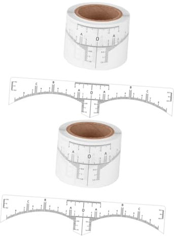 Beavorty 100stücke Wiederverwendbar Augenbrauen Positionierung Präzises Zeichnen Augenbrauenform Für Microblading Und Make-up Transparentes Design Für Einfache Anwendung