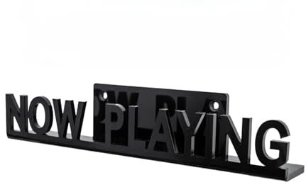 Ginobili Wall Mount CD Record Display Stand Now Playing Acrylic Vinyl Record Shelf for Home Decoration Black Easy Install Easy to Use