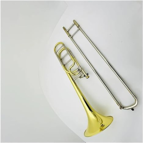 professionelle Posaune Bb/f-Posaune Messingbeschichtet Professionelles Musikinstrument Mit Koffer