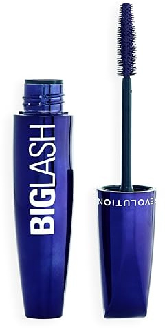 Revolution Beauty, Big Lash Volume Mascara, Volumen & Verlängernd, Leicht & Schnelltrocknend, Vegan & Ohne Tierversuche, Blau