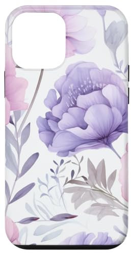 Fiori di lavanda e lilla con accenti verdi Custodia per iPhone 12 mini