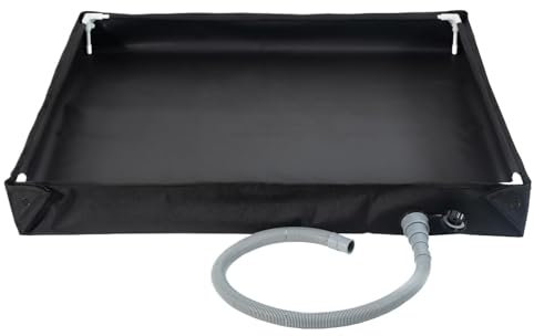 Camping Shower Catting, Outdoor Shower Tray | Bath Base with Drain Hose | Outdoor Swimming Pools with Drain Hose for Desert Camping, Shower Buckets