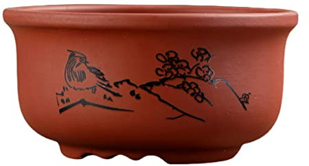 MYUYEE Vaso per Fiori in Sabbia Viola Mucchio di Piante grasse Micro Bonsai Piccolo Vaso per Fiori in Ceramica Dipinto a Mano Giardinaggio Creativo,
