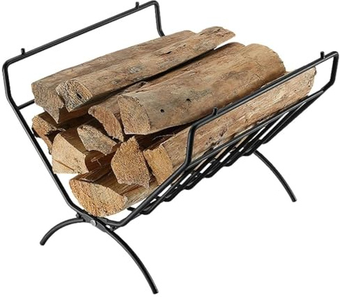 IXMLDAXD leña, Estante for leña for Exteriores, Estante for leña, Multifuncional, no deformable y Conveniente, Estante de Almacenamiento for Chimenea, Adecuado for Acampar en el Patio al Aire Libre