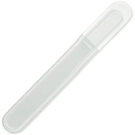 Large Professional Crystal Nail File, Genuine Czech Tempered Glass Nail File, for Natural Nails, Precision Shaping & Long Lasting Performance