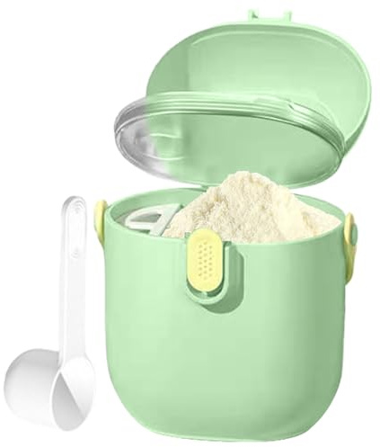 Récipient De Voyage Portable Pour Lait En Poudre – Distributeur De Lait En Poudre Avec Cuillère Doseuse, Boîte De Rangement Anti-poussière Pour Aliments Pour Bébé, Idéal Pour Les Voyages, Voiture,