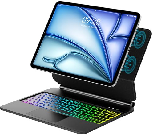 IVEOPPE Teclado Magic para iPad Air 13 Pulgadas (M4 2026/M3 2025/M2 2024)