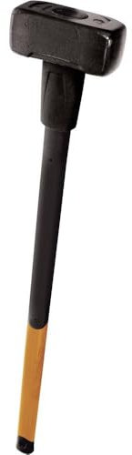 Fiskars Vorschlaghammer120030 , Gewicht: 4 kg, Karbonstahl, Schwarz/Orange, XL