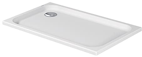 Duravit D-Code Duschwanne, 1200x700mm, Rechteckig, Einbauversion, 720094000000000, Farbe: Weiß glänzend