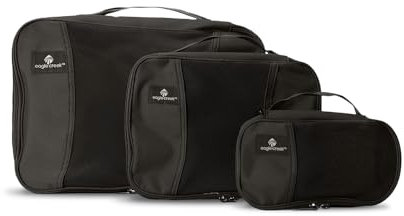 Eagle Creek Pack-It Original Cube Set Kofferorganizer | Reisetasche | 8 x 26 x 25.5 cm | Set | black (010)