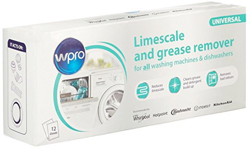 Wpro C00091780 Washing Machine Accessory/RPM/Original Replacement Limescale & Grease Remover for Washing Machine/Dishwasher