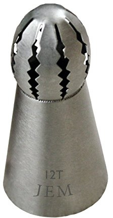 JEM Twist Piping Nozzles 12T & 13T, Set of 2, Silver