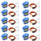 Queta 10 Psc SG90 Micro Servo Motor 9G für RC Flugzeug Robot Helicopter Airplane Remote Control