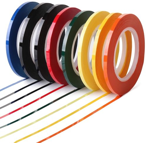 Mr. Pen- Whiteboard Tape, 8 Pack, Assorted Colors, Thin Tape for Dry Erase Board Accessories, Whiteboard Accessories, Back to School Supplies