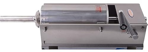 Stalwart DA-SH5 Commercial Sausage Stuffer 5 Litre Stainless Steel Horizontal