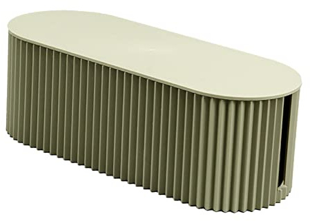 Nordic Kabel-Management-Box, Große Aufbewahrungsbox für Steckerplatinen auf Dem Schreibtisch, Kabel-Aufbewahrungsbox, Organizer-Box, Steckdosenstecker, Kabellose(Grüne kleine Größe)