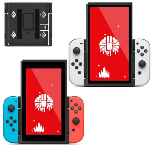 ASTONEY Switch Portrait Mode Flip Grip Handheld for Nintendo Switch OLED, Vertical Mode Orientation Works with Joy-con Grips Stand
