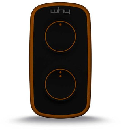 WHY EVO MINI NOA Telecomando rolling code multifrequenza da 280 a 868 mhz, apricancello autoapprendente programmabile, radiocomando ad ampio raggio con 4 pulsanti Wild Tobacco