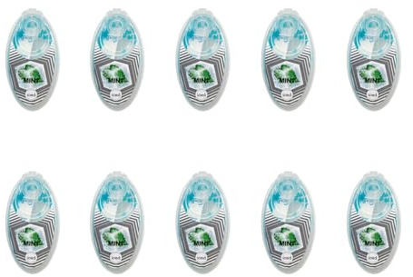zoufabaola Palline Menta per Sigarette Palline per Sigarette Palline Aromatizzate per Sigarette Palline Sigarette Aromatizzate Palline alla Menta per Sigarette (10 Pezzi 2000 Pillole,Menta)