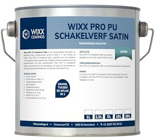 Wixx PRO PU Schaltfarbe Satin - 1L - RAL 7016 | Anthrazitgrau