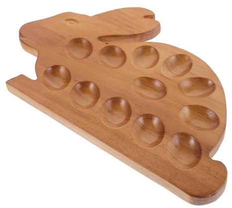 Hemobllo Vassoio Per Uova Design Coniglietto Contenitore in Resistente Supporto Per Uso Quotidiano in Cucina Accessorio Per Riporre Oggetti Conservazione Sicura Delle Uova