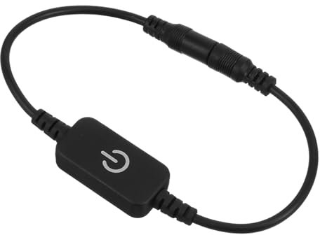 HOMSFOU 1 Pièce Variateur Tactile LED Contrôleur de Luminosité pour Bandes LED Installation Facile Compatible avec Lampes Noire