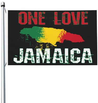 Piratflagga dekorativa flaggor väderbeständiga Jamaica-kortfärger för Manif House Party 90x150 cm
