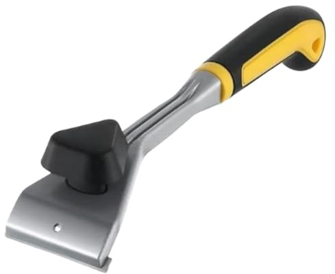 Tanakeji Raschietto per legno, strumento per la rimozione della guarnizione, raschietto per pavimenti altamente resistente, per metallo, piastrelle, cemento, fornelli da cucina, piano cottura