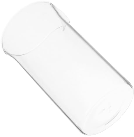 Housoutil Tasse à Café à Piston en Verre 350 Ml Accessoire de Rechange Résistant à la Chaleur Filtre Intégré Compatible Cafetière 6 Tasses pour Infusion de Thé et Café Glacé