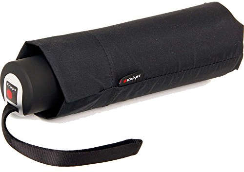 Knirps Manual Piccolo Taschenschirm 20 cm, black, Länge ca. 19,5 cm, Durchmesser ca. 6 cm
