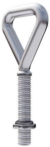 GORILLA SPORTS® Kettlebell Verstellbar - Griff für 30mm Hantelscheiben, inkl. Sternverschluss, Max. 50 kg, Chrom - Kugelhantel, Schwunghantel, Hanteln, Gewichte, Ganzkörpertraining, Krafttraining