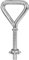 GORILLA SPORTS® Kettlebell Verstellbar - Griff für 30mm Hantelscheiben, inkl. Sternverschluss, Max. 50 kg, Chrom - Kugelhantel, Schwunghantel, Hanteln, Gewichte, Ganzkörpertraining, Krafttraining