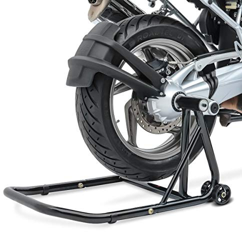 ConStands – Einarm Montageständer Kompatibel mit BMW R 1200 GS Adventure 06-13 Schwarz Hinterrad Single Classic Motorrad inkl. Adapter