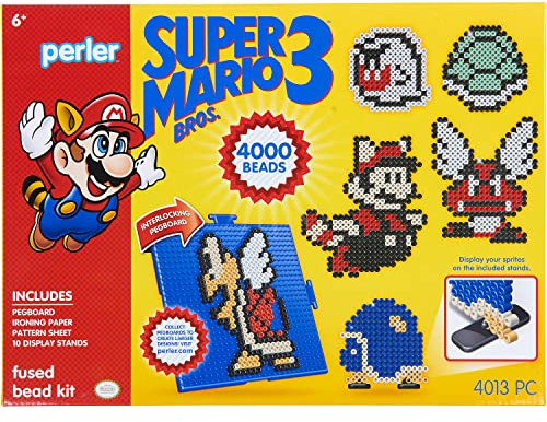 Perler Beads Super Mario Crafts Mega Activity Kit, 4013 pcs