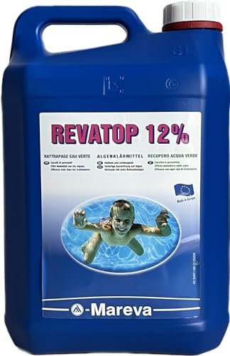 Alghicida trattamento pulizia Revatop 12% Antialghe Piscine l 5 Mareva