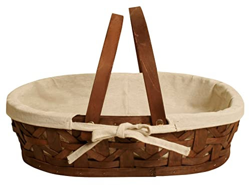 Wald Imports Basket, Wood-chip Canvas, Brown