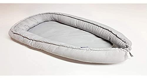 Multifunktionale Kuschelnest Babynest Kokon für Babys und Säuglinge, Nestchen, Reisebett, 100% Velvet, antiallergisch