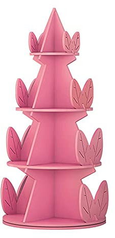 WXJLYZRCXK Libreria Girevole Libreria Creativa Bambini 's Piccolo Semplice Angolo Di Lettura Scuola Materna Studente Libro Illustrato Scaffale ad Angolo Scaffale,Rosa